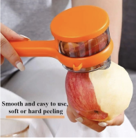 2-in-1 Vegetable Peeler with Container | Plastic Kitchen Peeler | Fruit & Vegetable Peeling Tool